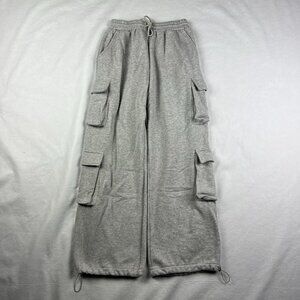 Isabelle's Cabinet Beige Botany Grey Cargo Sweatpants S/M